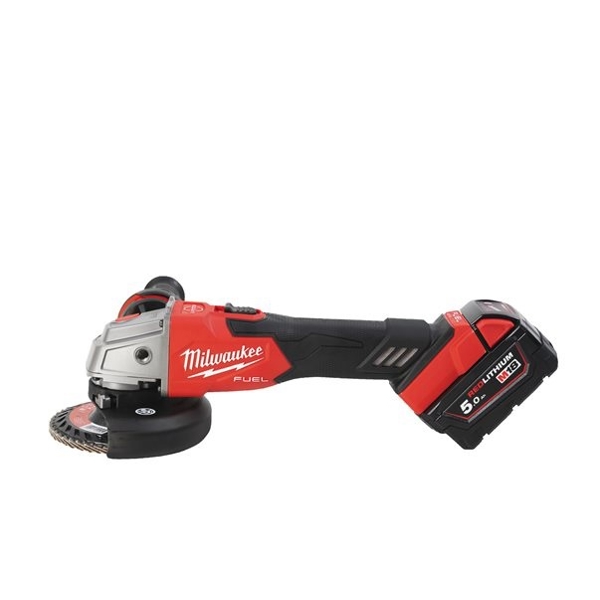 კუთხსახეხი Milwaukee M18FSAG125XB-502X, 125mm, 8500Rpm, Red