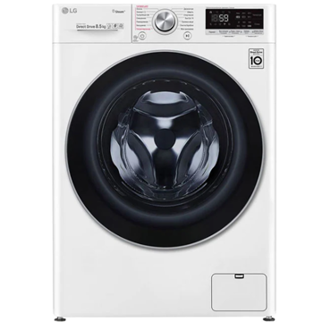 სარეცხი მანქანა LG F-2V7GW1W, 8.5Kg, A, 1200Rpm, 70Db, Washing Machine, White