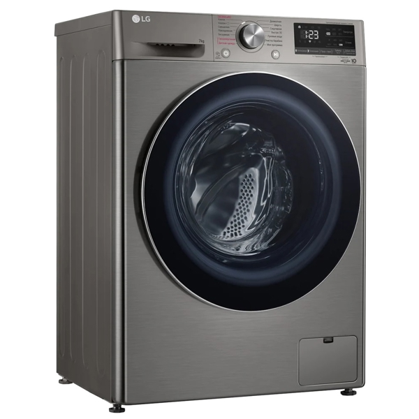 სარეცხი მანქანა LG F-2V5HS2S, 7Kg, A, 1200Rpm, 74Db, Washing Machine, Grey