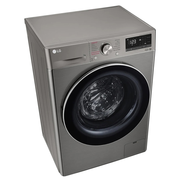 სარეცხი მანქანა LG F-2V5HS2S, 7Kg, A, 1200Rpm, 74Db, Washing Machine, Grey