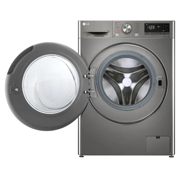 სარეცხი მანქანა LG F-2V5HS2S, 7Kg, A, 1200Rpm, 74Db, Washing Machine, Grey