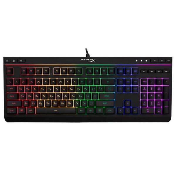 კლავიატურა HyperX 4P4F5AX#ACB, Wired, RGB, USB, Gaming Keyboard, Black