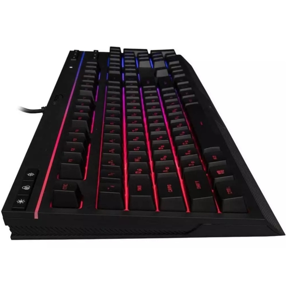 კლავიატურა HyperX 4P4F5AX#ACB, Wired, RGB, USB, Gaming Keyboard, Black