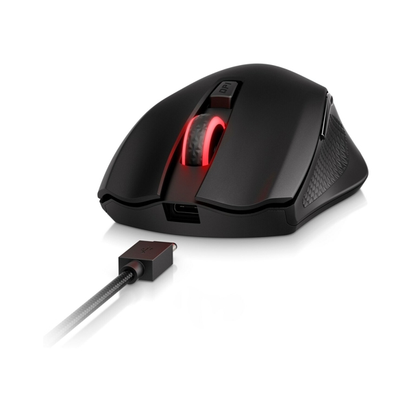 მაუსი HP 2B349AA, Wireless Mouse, USB, Black