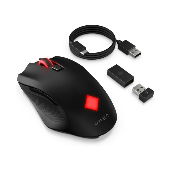 მაუსი HP 2B349AA, Wireless Mouse, USB, Black