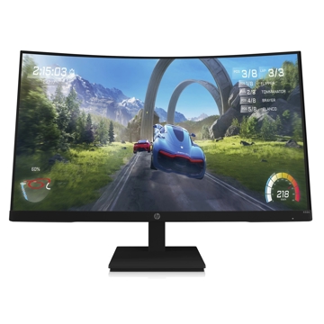 მონიტორი HP 33K31AA, 31.5", Curved Monitor, FHD, VA, DP, HDMI, 3.5mm, Black