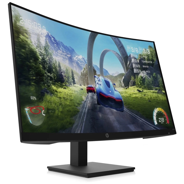 მონიტორი HP 33K31AA, 31.5", Curved Monitor, FHD, VA, DP, HDMI, 3.5mm, Black