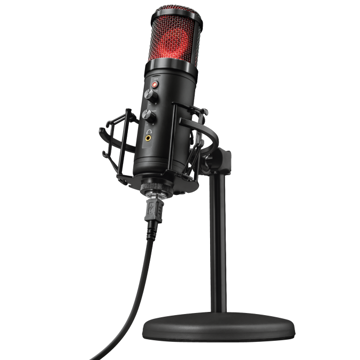 მიკროფონი Trust GXT 256 Exxo, Streaming Microphone, USB, Black