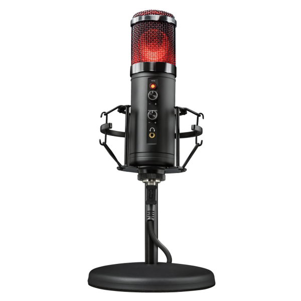 მიკროფონი Trust GXT 256 Exxo, Streaming Microphone, USB, Black