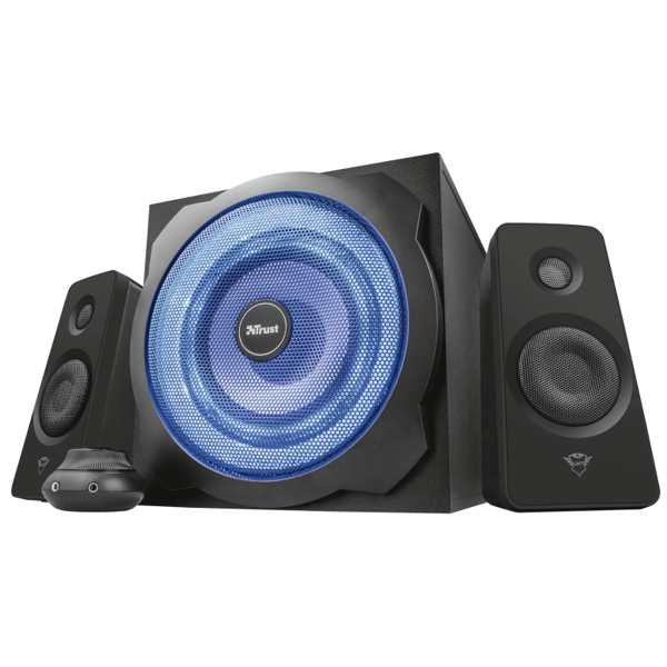 დინამიკი Trust GXT628, 2.1 Speakers with Subwoofer, 100-240V/120W, 3.5mm, Black