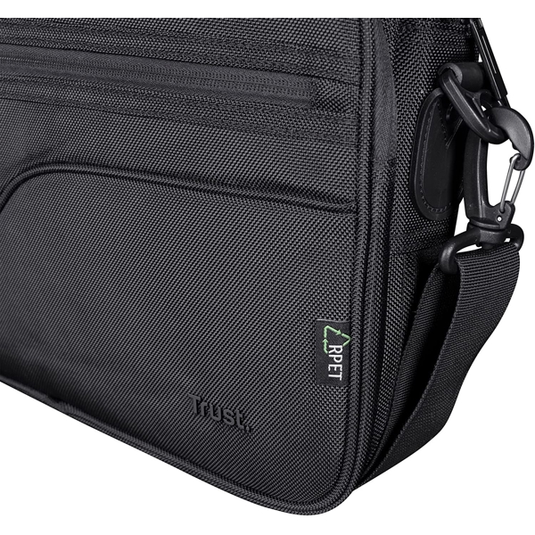 ნოუთბუქის ჩანთა Trust 24282 Eco, 16", Laptop Bag, Black