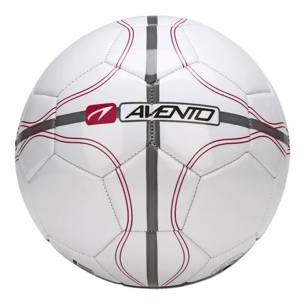 ფეხბურთის ბურთი Avento 631SC16XQWAP Football Training Ball, Size 5, White/Red