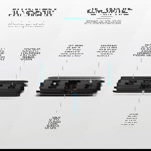 პორტატული დამტენი Trust 24679 Primo, 5000mAh, Micro USB, Type-C, USB-A, Power Bank, Black