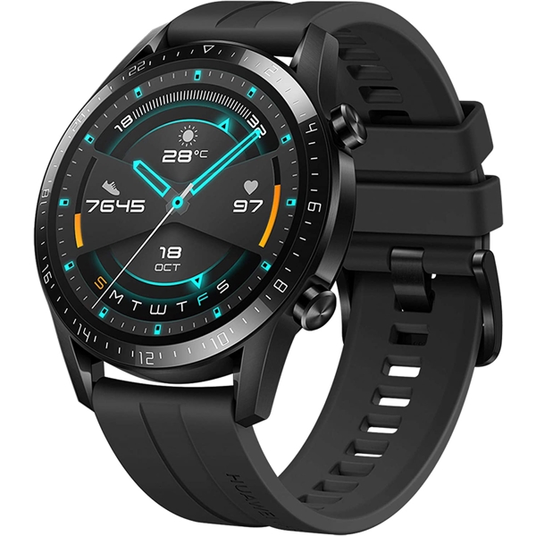 სმარტ საათი Huawei LTN- B19 GT2, 1.39", Waterproof, Bluetooth, GPS, Smart Watch, Black