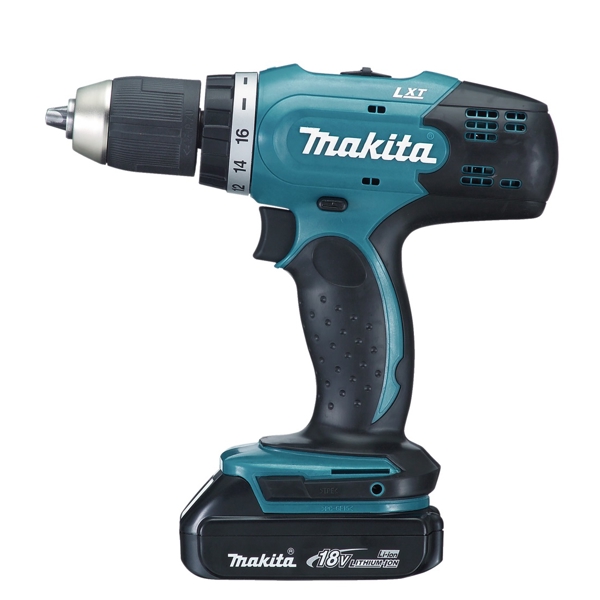 სახრახნისი Makita DDF453SYX5, 18V, 1.5Ah, 1300Rpm, Green