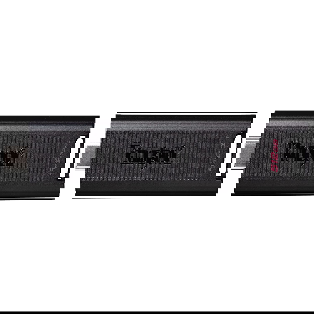 USB ფლეშ მეხსიერება Kingston DTMAX/512GB, 512GB, USB 3.2 Type-C, Black