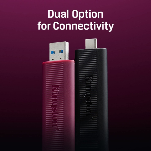 USB ფლეშ მეხსიერება Kingston DTMAXA/512GB, 512GB, USB 3.2 Type-A, Red