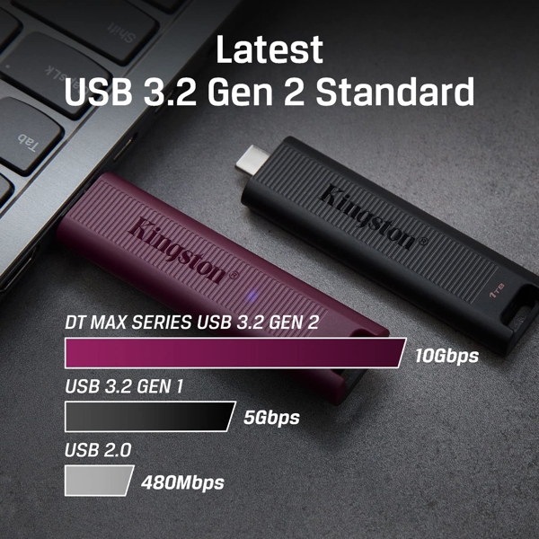 Kingston DTMAXA/1TB, 1TB, USB 3.1,USB 3.2 Gen 2, Bordo