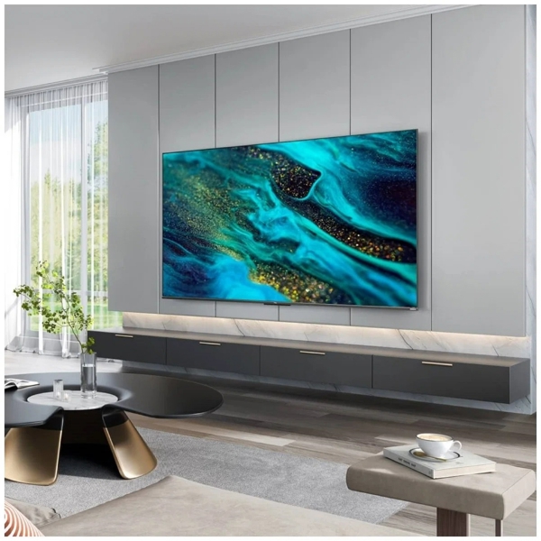 ტელევიზორი TCL 65C635/R51MG8S-RU, 65", 4K UHD, Smart TV, USB, HDMI, LAN, BT, WIFI, Black