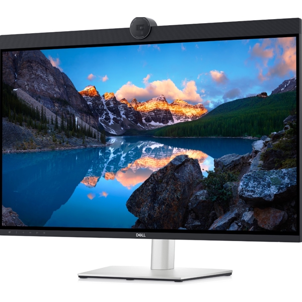 მონიტორი Dell U3223QZ UltraSharp, 31.5", Conferencing Monitor, 4K FHD, DP, HDMI, Type-C, Silver/Black
