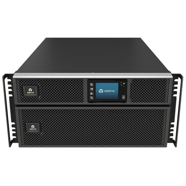 უწყვეტი კვების წყარო Vertiv Liebert GXT5, 6000VA Rack mount, LCD, 6000W, USB, Black