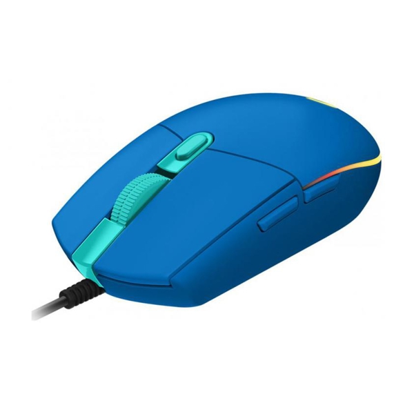მაუსი Logitech L910-005801, Wired Mouse, RGB, USB Type-A, Blue