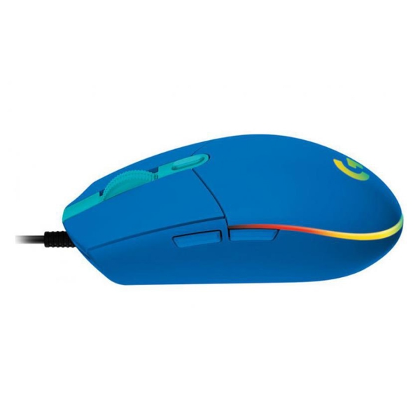 მაუსი Logitech L910-005801, Wired Mouse, RGB, USB Type-A, Blue