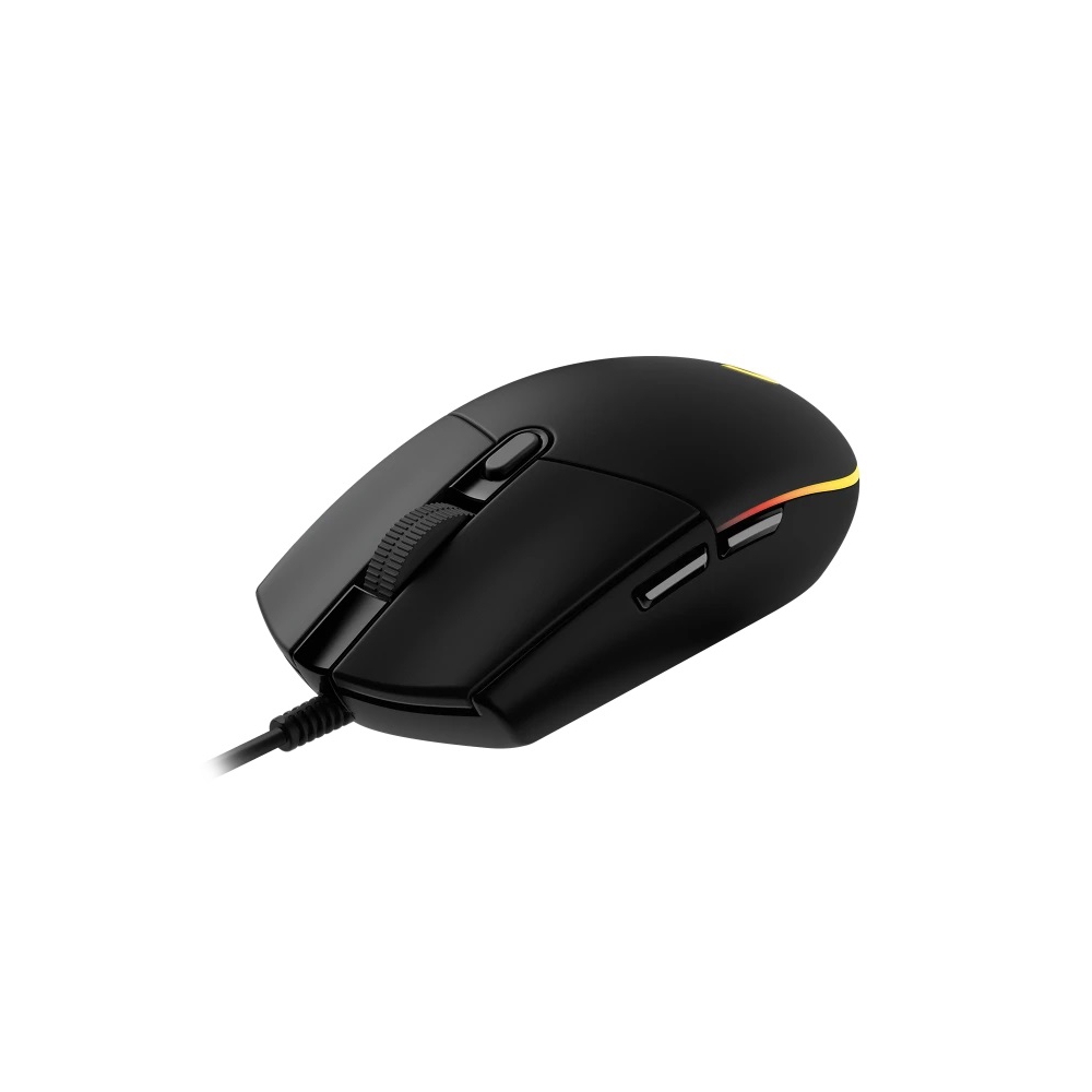 მაუსი Logitech L910-005823, Wired Mouse, RGB, USB Type-A, Black