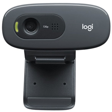 ვებკამერა Logitech L960-001063, HD, Built-in Microphone, Webcam, Grey