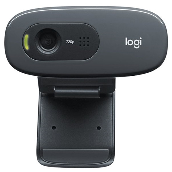 ვებკამერა Logitech L960-001063, HD, Built-in Microphone, Webcam, Grey