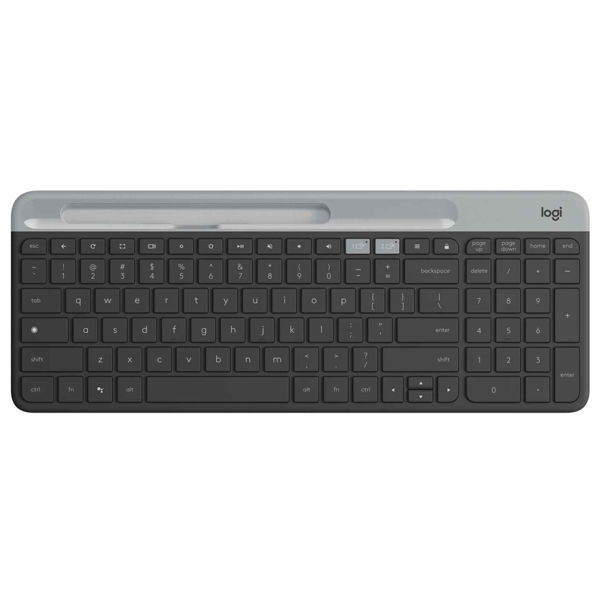 კლავიატურა Logitech L920-009275, Wireless, BT, USB, Classic Keyboard, Grey