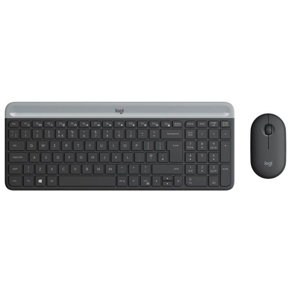 კლავიატურა+მაუსი Logitech L920-009206, Wireless, USB, Office Keyboard And Mouse, Grey