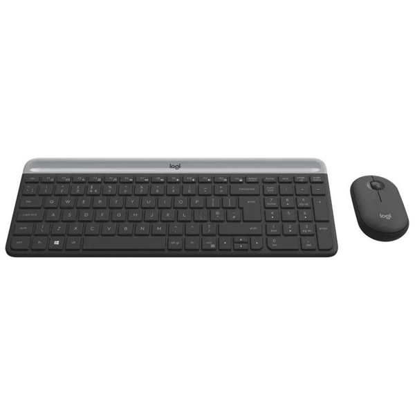 კლავიატურა+მაუსი Logitech L920-009206, Wireless, USB, Office Keyboard And Mouse, Grey