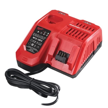 აკუმლატორის დამტენი Milwaukee M12-18 FC, Lithium-ion, 6Ah, Red