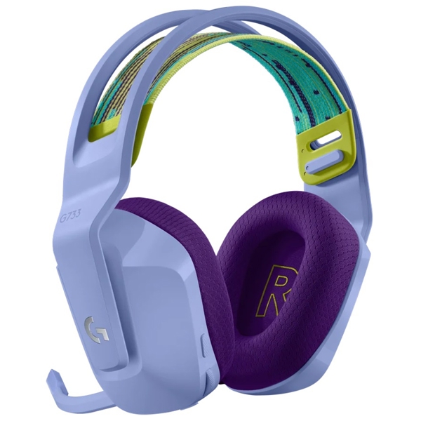 ყურსასმენი Logitech L981-000890 G733, headphones, Wireless, USB, Lilac