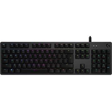 Logitech L920-009351, Wired, USB, Gaming Keyboard, Black