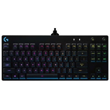 Logitech L920-009393, Wired/Wireless, USB, Gaming Keyboard, Black