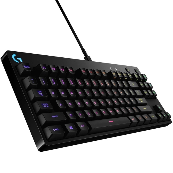 Logitech L920-009393, Wired/Wireless, USB, Gaming Keyboard, Black