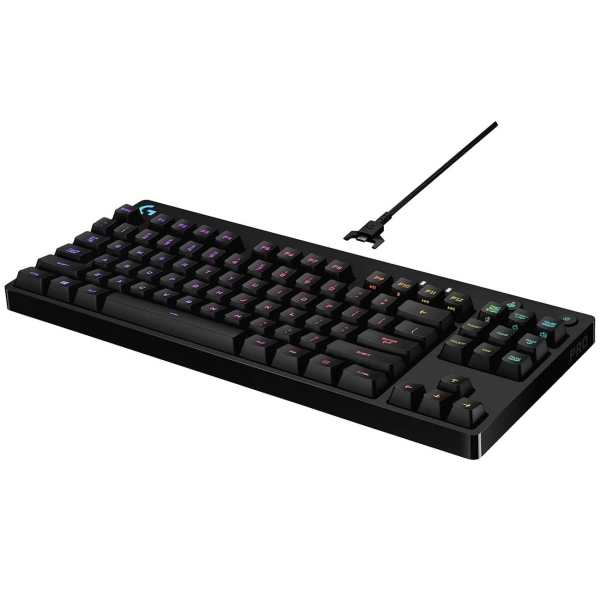 Logitech L920-009393, Wired/Wireless, USB, Gaming Keyboard, Black