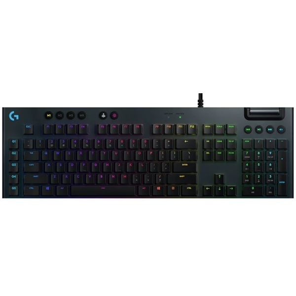 კლავიატურა Logitech L920-009007, Wired, USB, Gaming Keyboard, Black