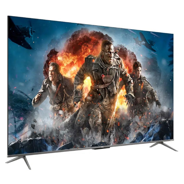 ტელევიზორი TCL 75C635/R51MG8S-RU/GE, 75", 4K UHD, Smart TV, USB, HDMI, LAN, BT, WIFI, Black