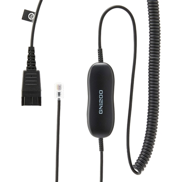 Jabra GN1200, IP Phone Connector, RJ9 0.8m, Black