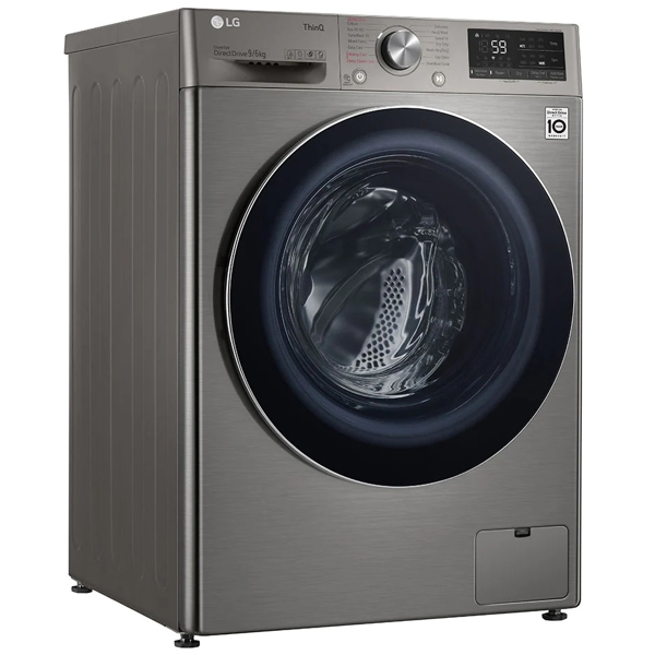 სარეცხი+საშრობი მანქანა LG F4DV509S2T, 9Kg, B, 1400Rpm, 72Db, Washing+Dryer Machine, Grey