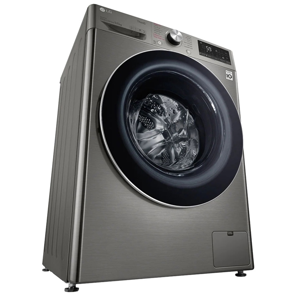 სარეცხი+საშრობი მანქანა LG F4DV509S2T, 9Kg, B, 1400Rpm, 72Db, Washing+Dryer Machine, Grey