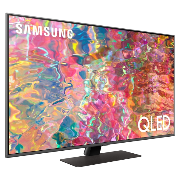 ტელევიზორი Samsung QE65Q80BAUXUA, 65", 4K UHD, Smart TV, HDMI, USB, RJ45, WIFI, BT, Carbon Silver