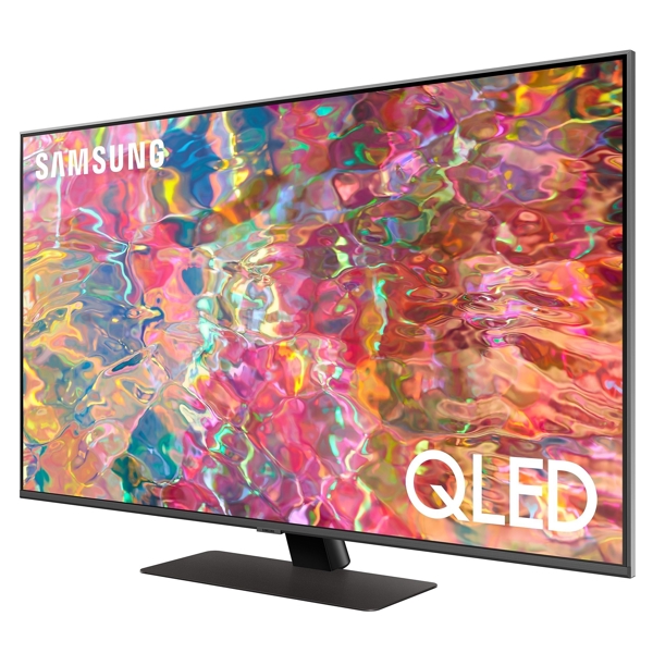 ტელევიზორი Samsung QE65Q80BAUXUA, 65", 4K UHD, Smart TV, HDMI, USB, RJ45, WIFI, BT, Carbon Silver