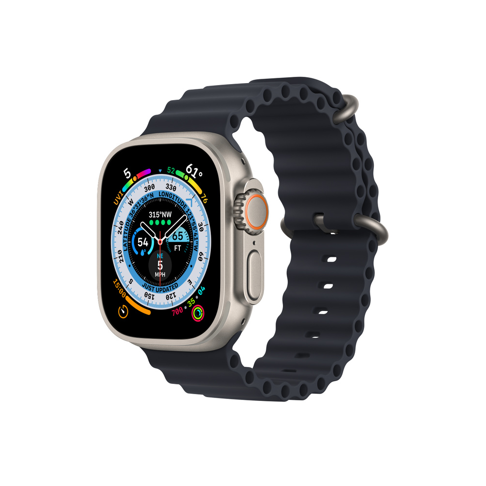 სმარტ საათი Apple MQFK3RB/A Watch Ultra, 1.92", IPX6 Waterproof, Bluetooth, Wi-Fi, Smart Watch, Titanium