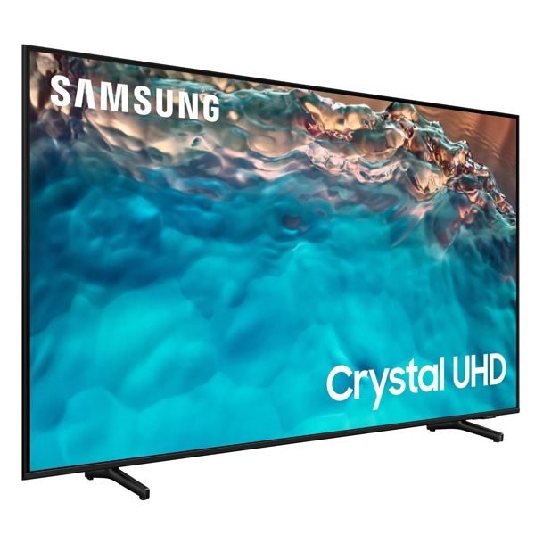 ტელევიზორი Samsung UE43BU8000UXUA, 43", 4K UHD, Smart TV, HDMI, USB, RJ-45, WIFI, BT, Black