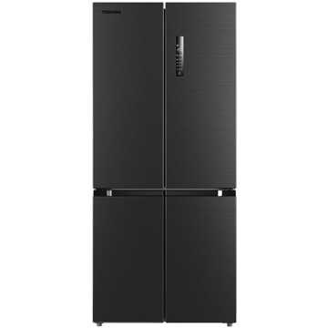 მაცივარი Toshiba GR-RF532WE-PMS(06), 457L, A+, No Frost, Refrigerator, Black