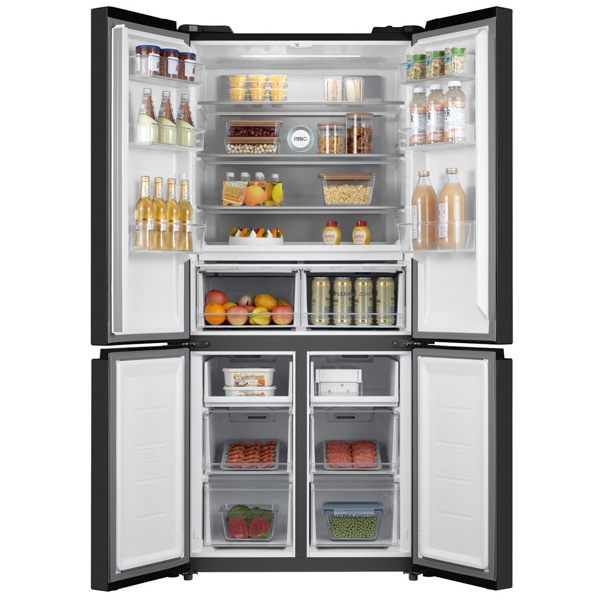 მაცივარი Toshiba GR-RF532WE-PMS(06), 457L, A+, No Frost, Refrigerator, Black